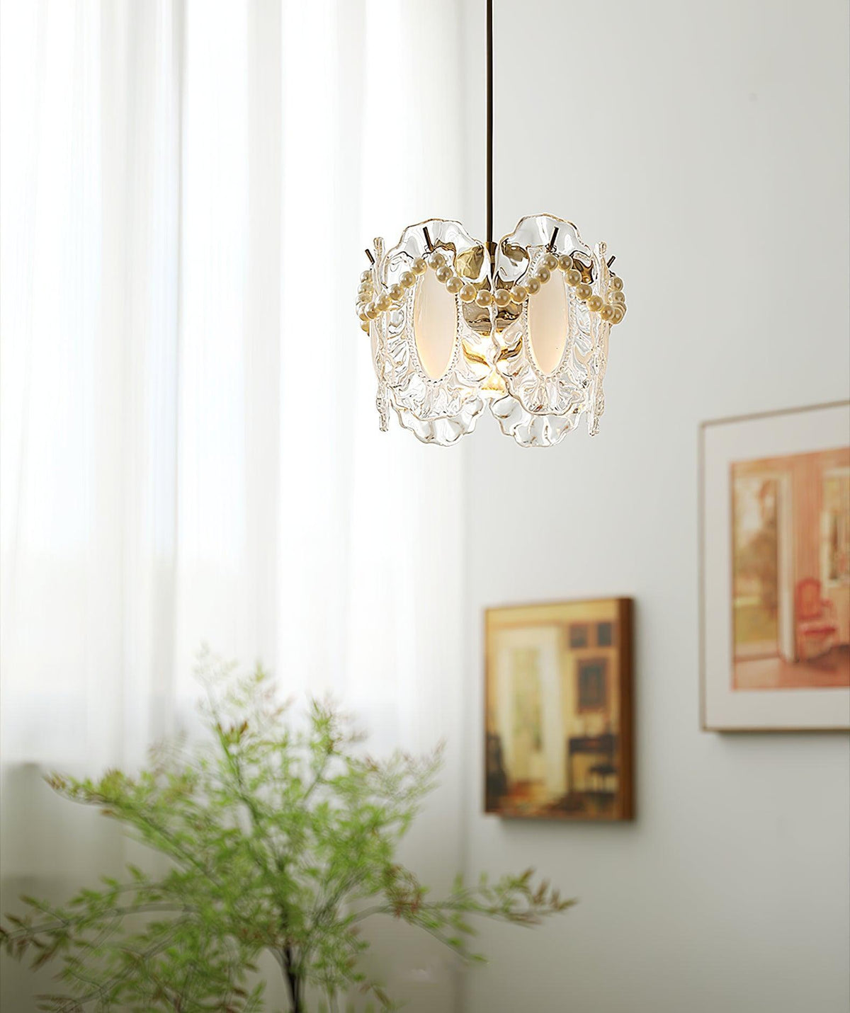 Funklende Krystal Loftlampe | SparkleCrystal