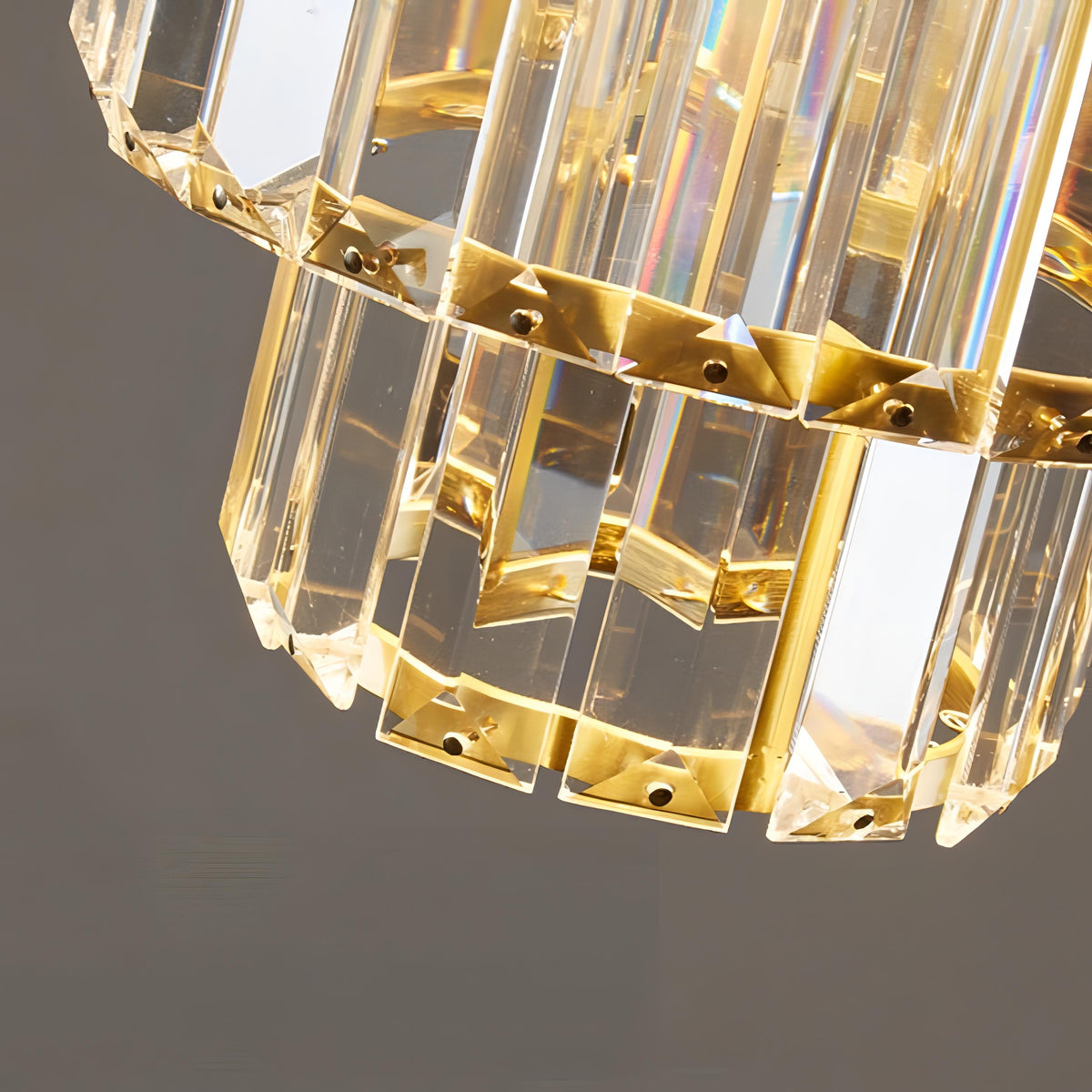 FernandoÉlégance – Loftlampe i Struktureret Krystal