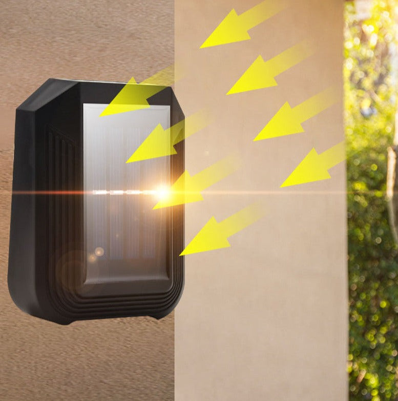 Solcellelampe Udendørs Væglampe | LuxeGlow-3