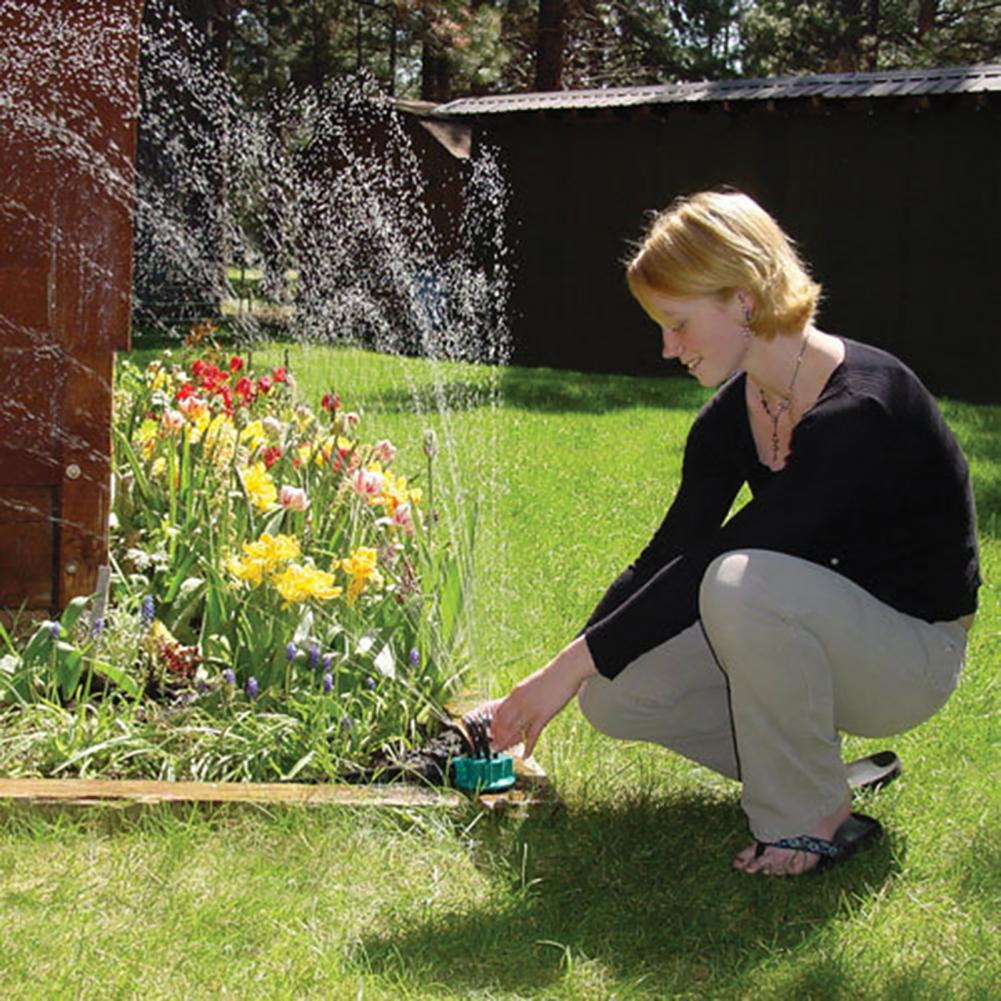 12-i-1 Havevanding System med Justerbar 360 Graders Sprinkler-4