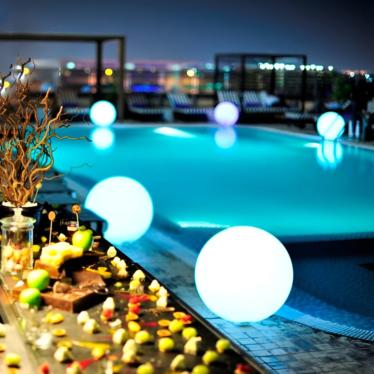 GlimmerSphere LED Buiten Decoratie – Kleurenwisselende, Waterdichte Zwevende Bollen | GlowOrbs