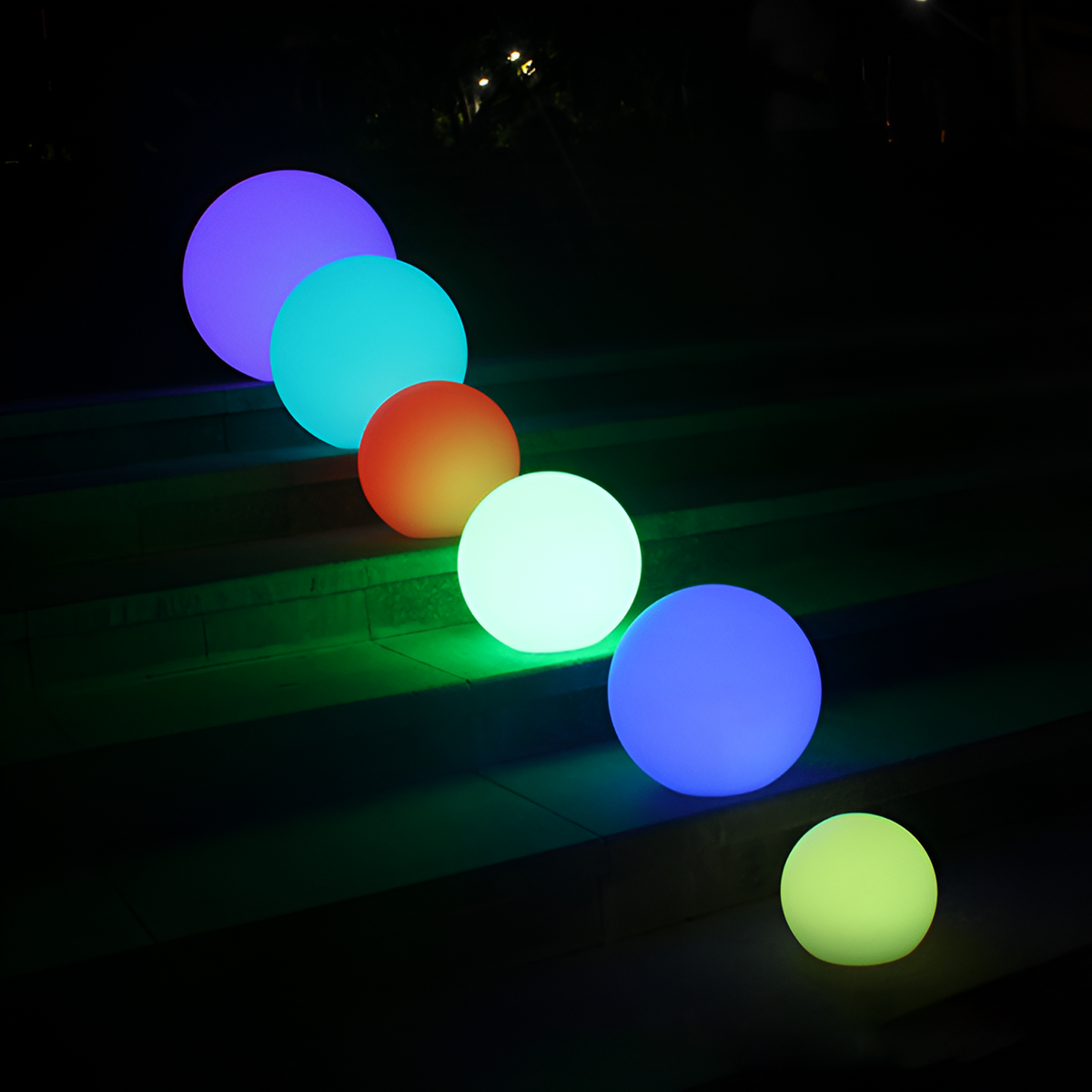GlimmerSphere LED Buiten Decoratie – Kleurenwisselende, Waterdichte Zwevende Bollen | GlowOrbs