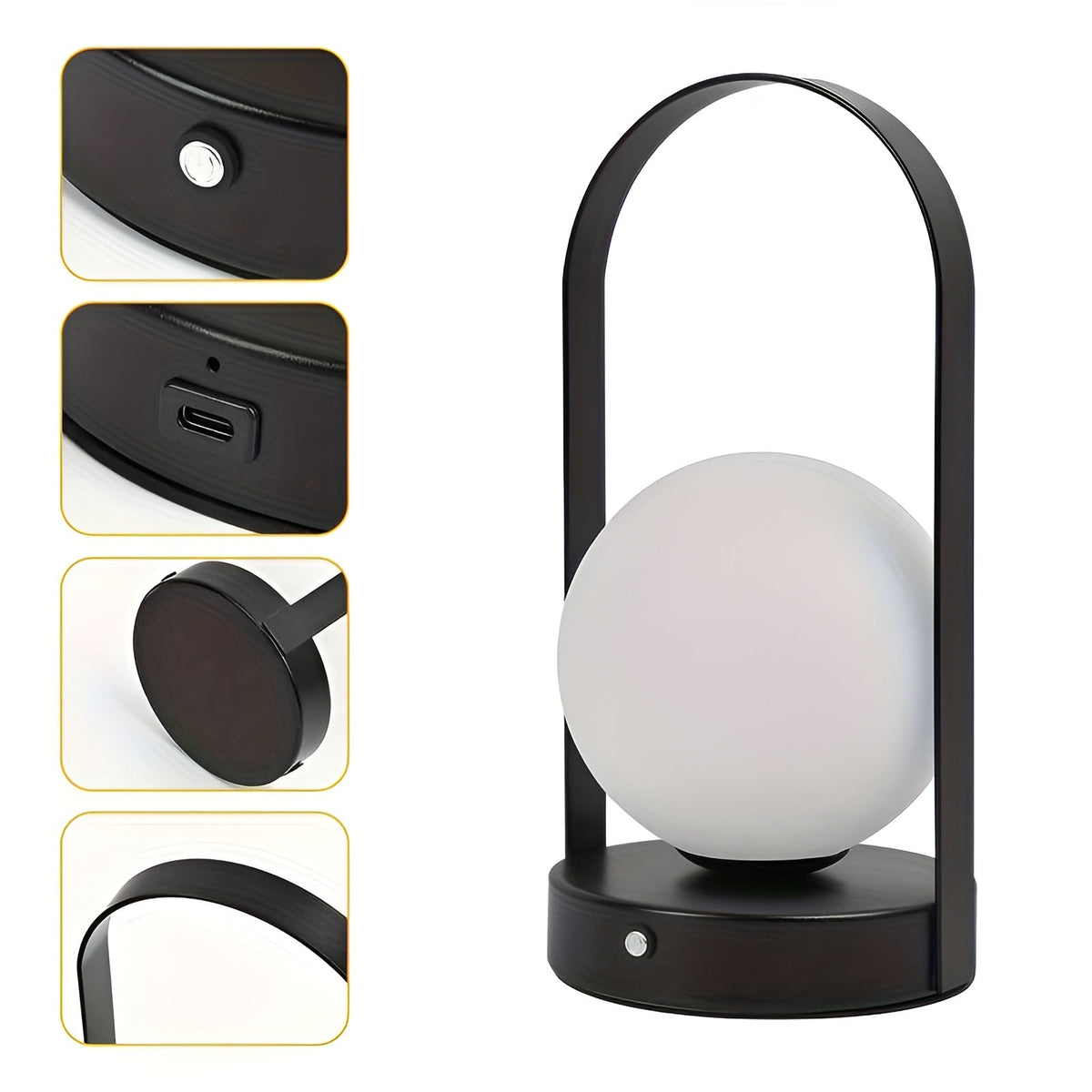 Trådløs Bordlampe af Høj Kvalitet | LuxeLite