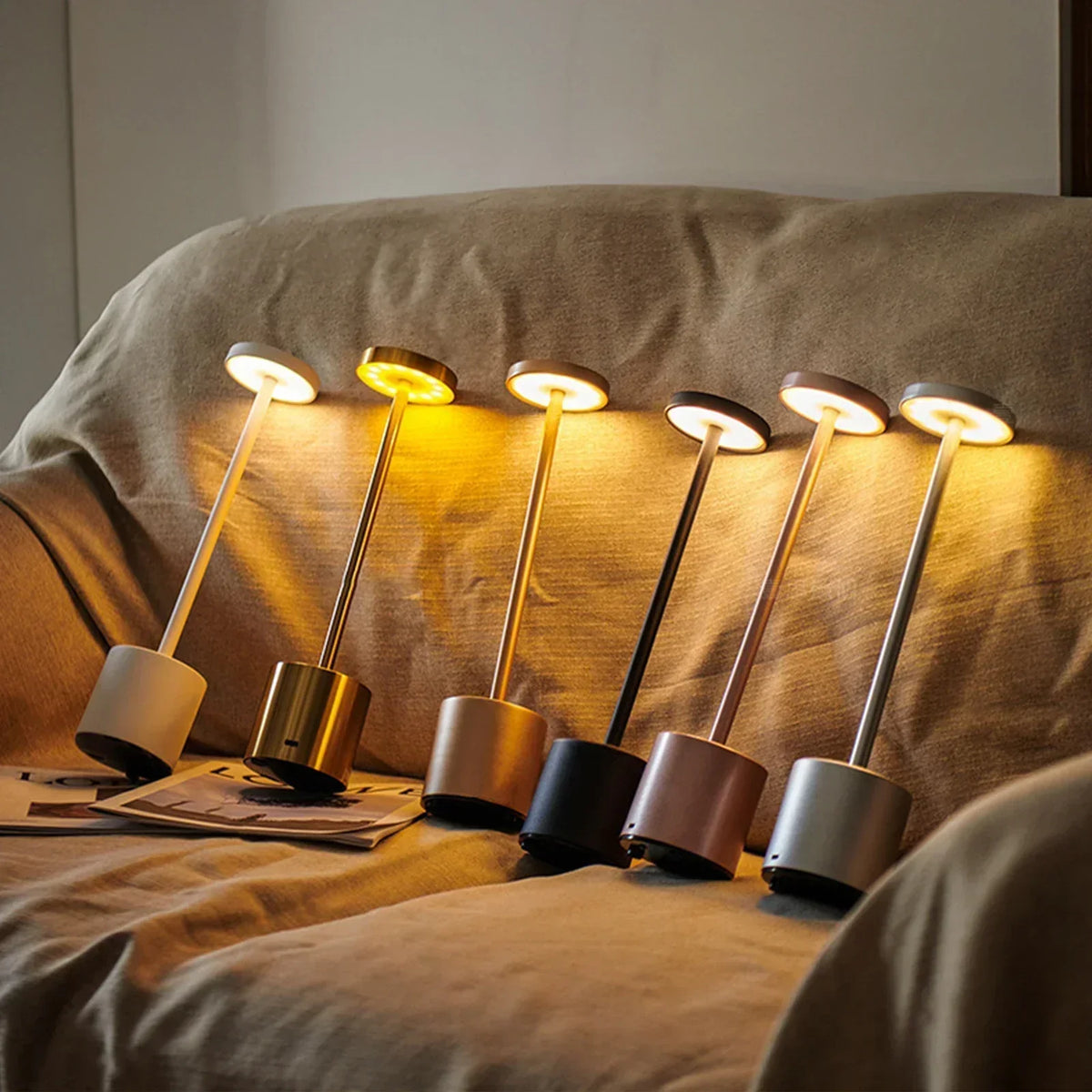 Luksus og Moderne Genopladelig Lampe | LuxeBeam