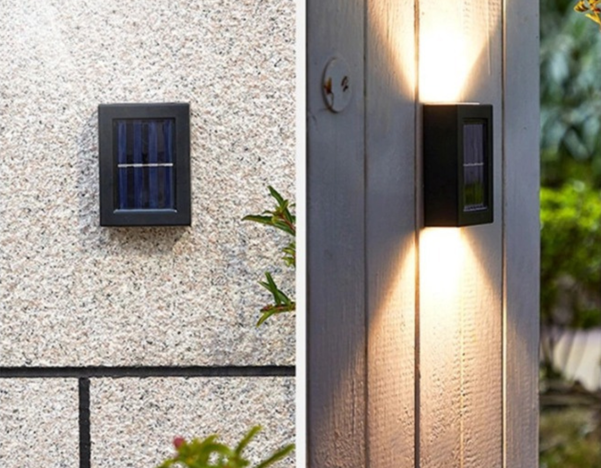 Trådløs LED Solvæglampe til Udendørsbrug med Solenergi-3