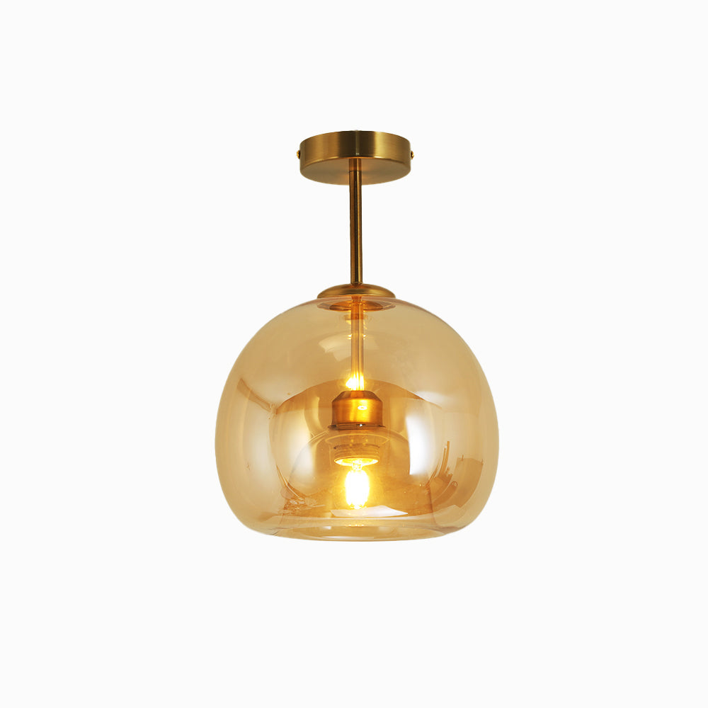 Goldenova - Rund, Chic Loftslampe i Sort og Guld