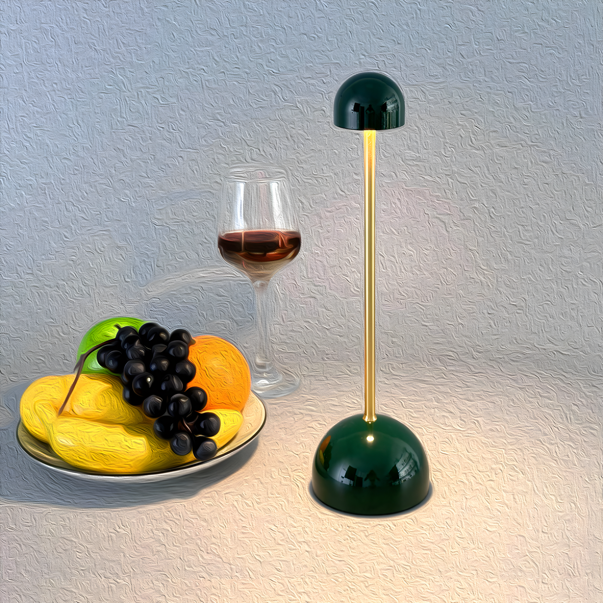 Trådløs LED Bordlampe – Moderne Design og Frihed | LuminaFlex