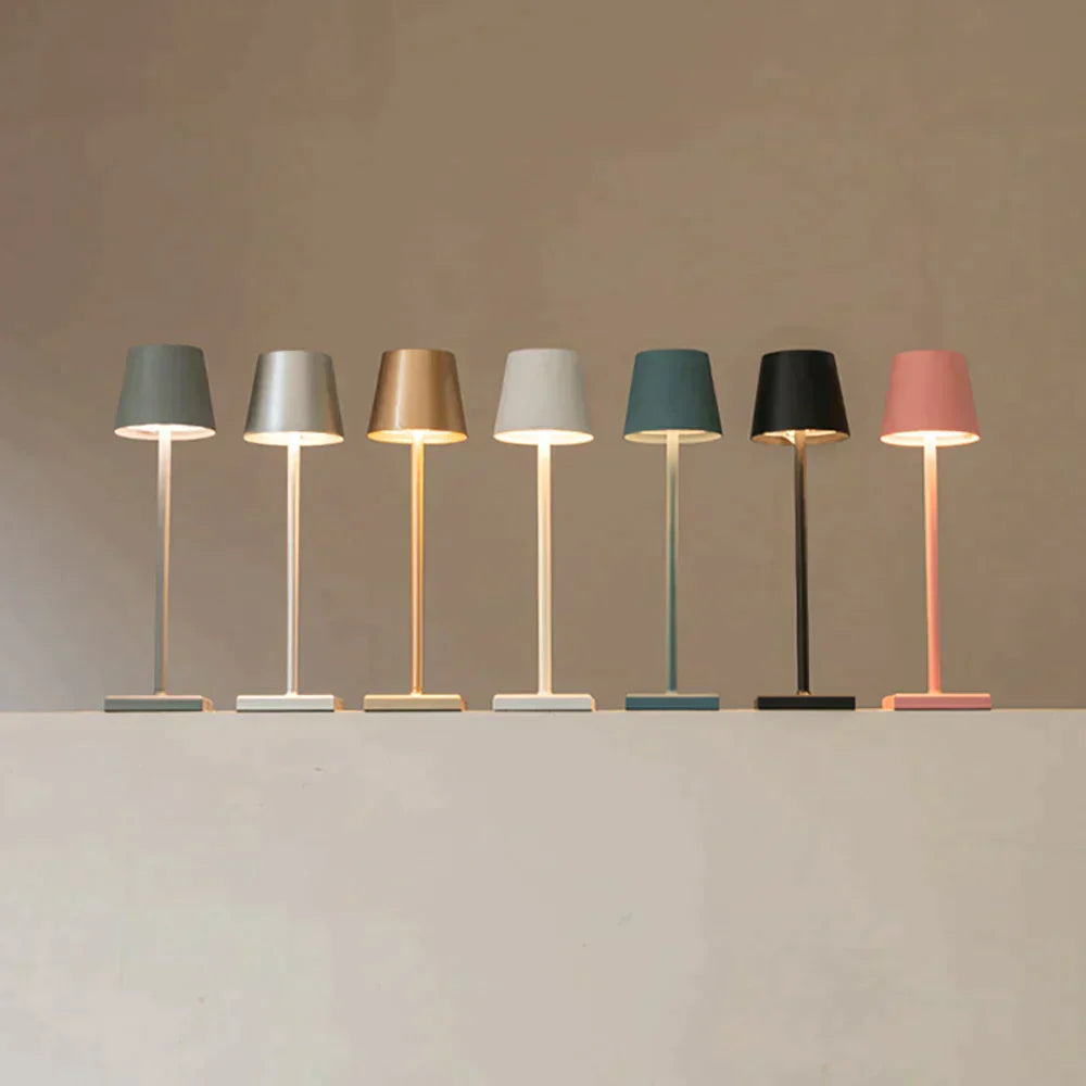 Luksus Trådløs Bordlampe | GlimmerLite