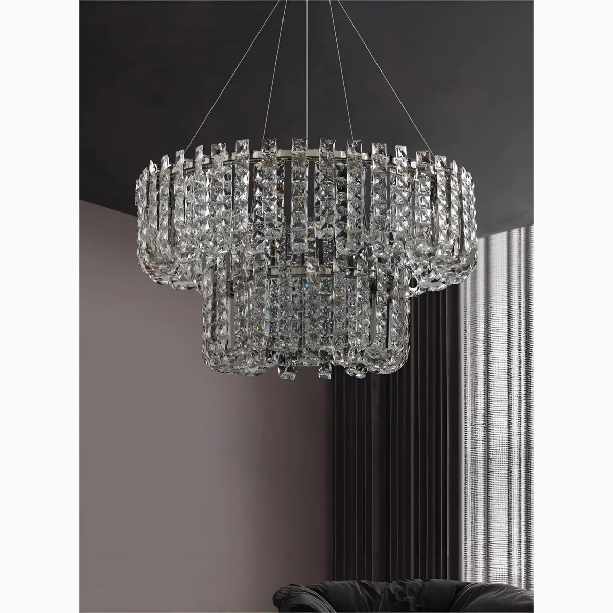 GlitterGlow - Kristallen LED Kroonluchter