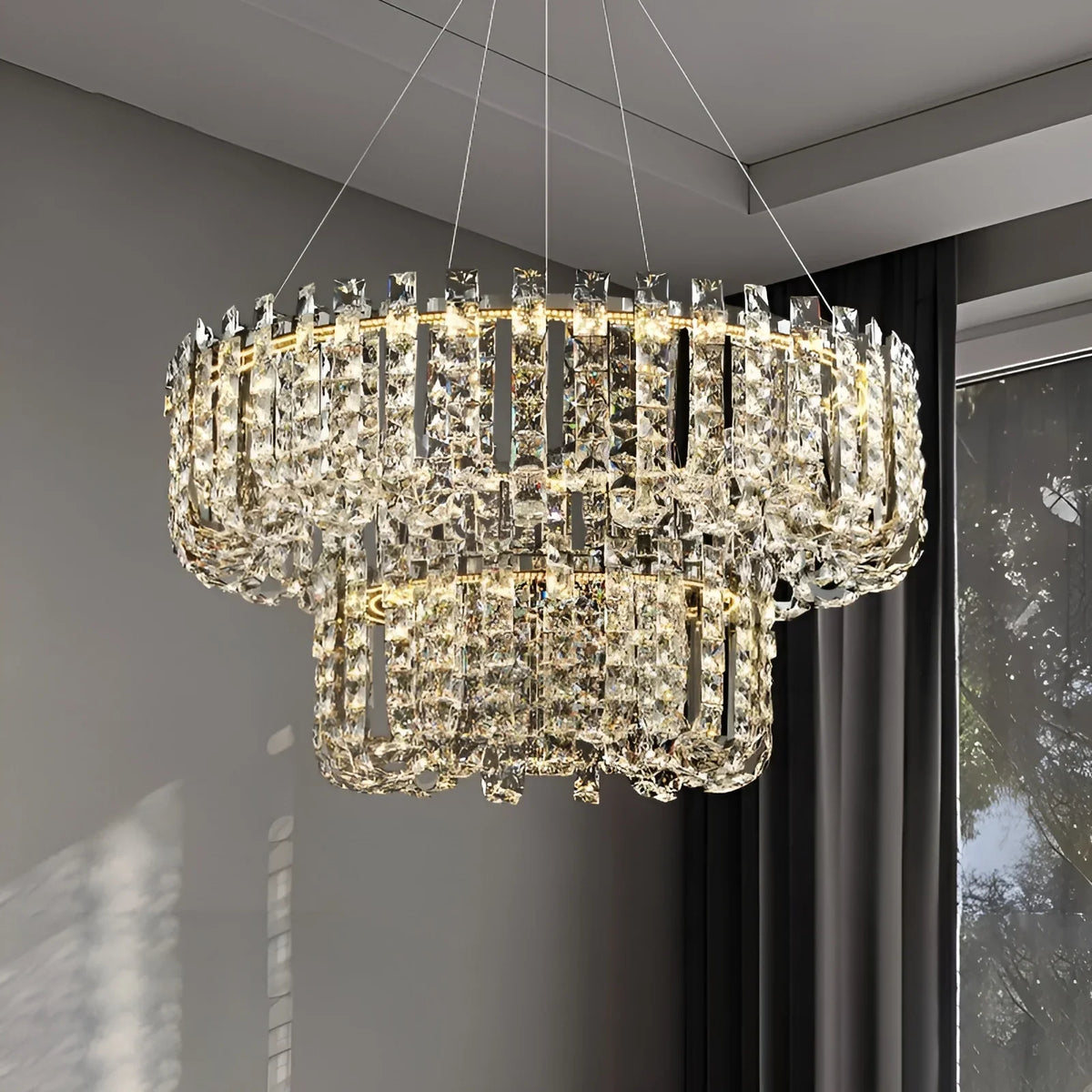 GlitterGlow - Kristallen LED Kroonluchter