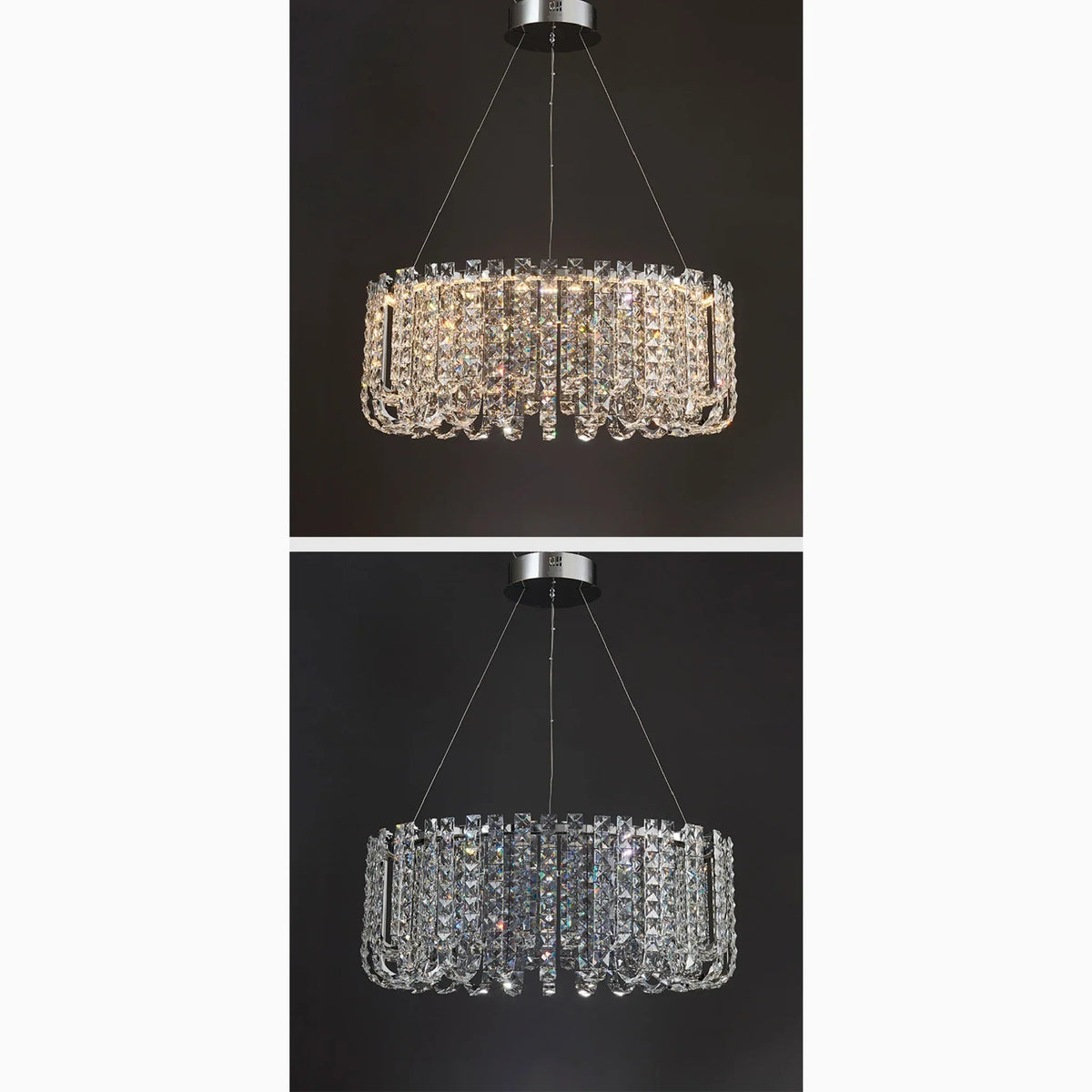 GlitterGlow - Kristallen LED Kroonluchter
