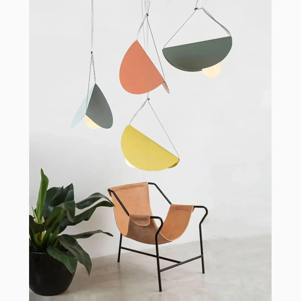 LuxeTone - Stilfuld Pastelfarvet Plafondlampe