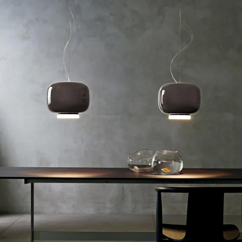 Stilfuld Glas Loftlampe | NordicGlow