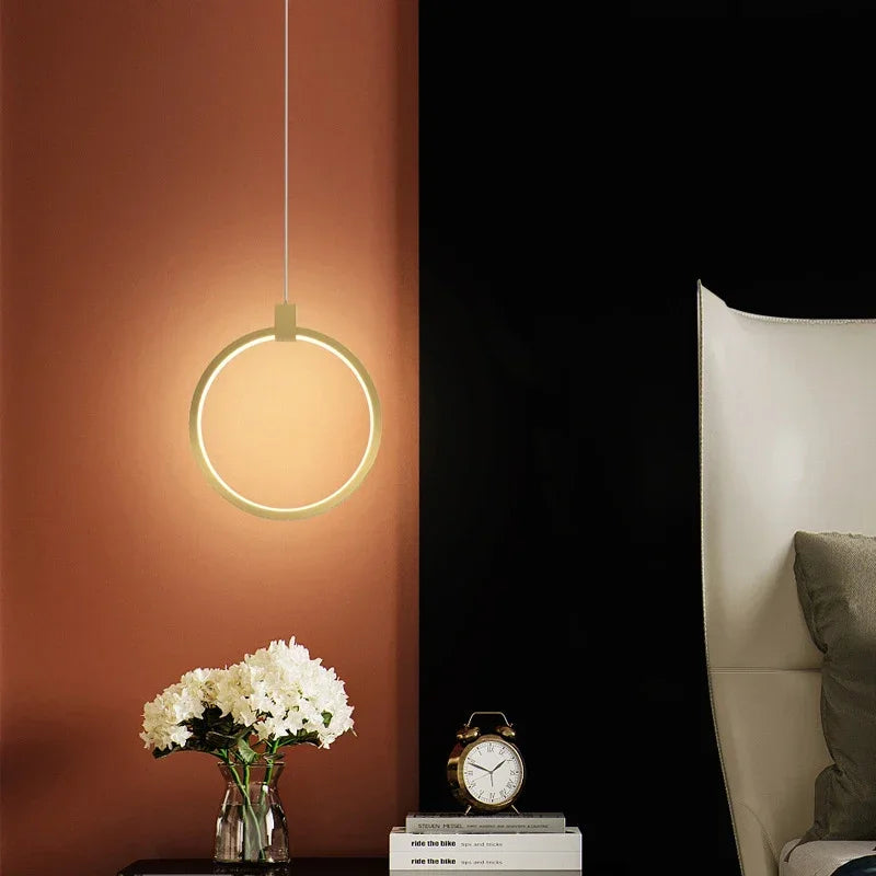 Elegant Dobbelt Ring Hanglampe | DuoGlow