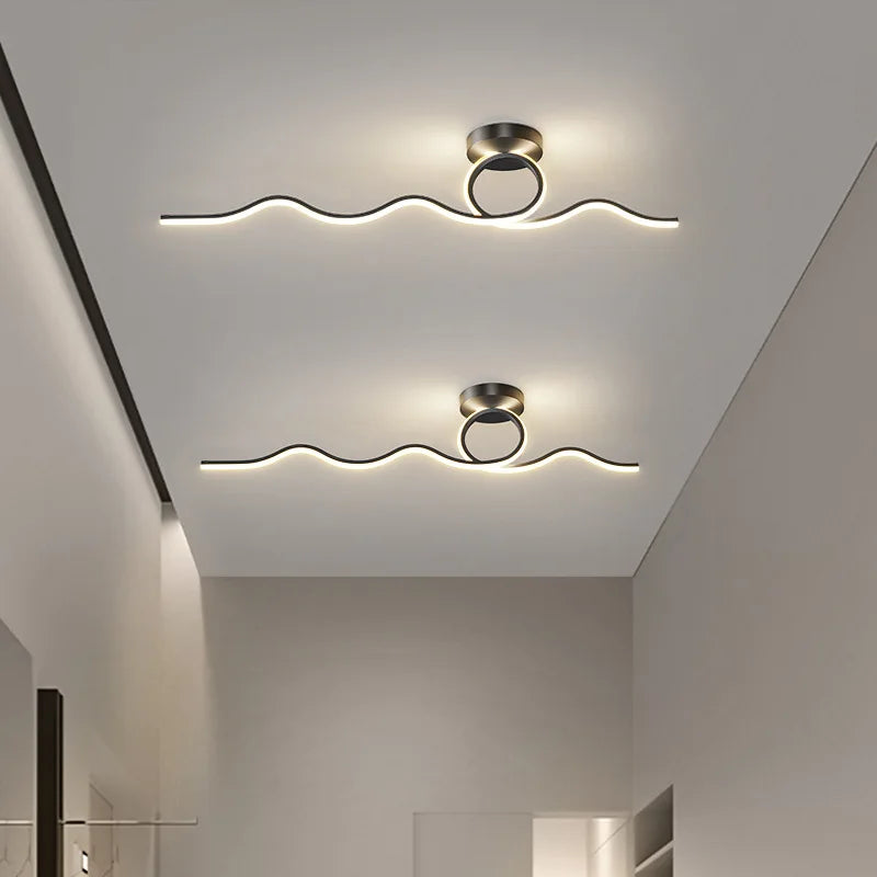Unik LED Loftlampe | CurveGlow