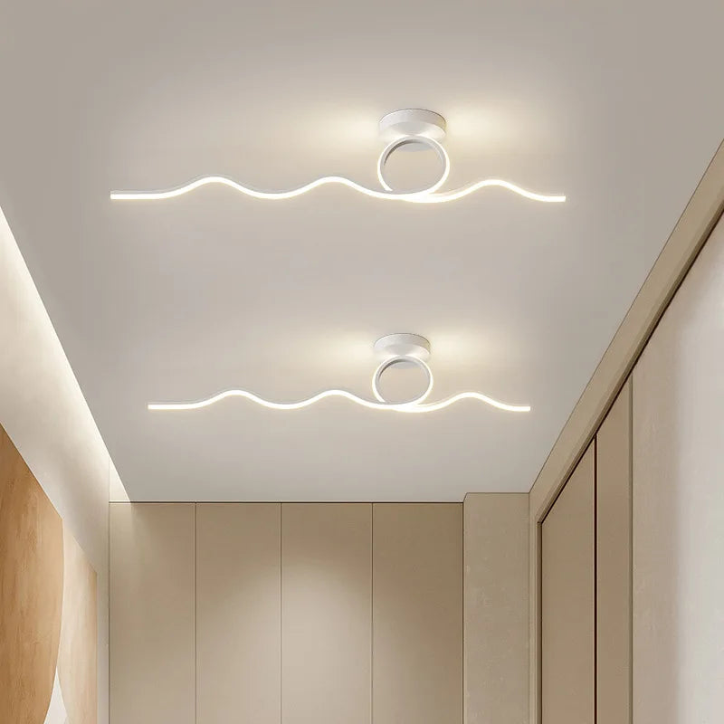 Unik LED Loftlampe | CurveGlow