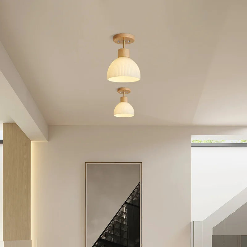 Stilfulde Træbaserede Loftlamper | LumiNord
