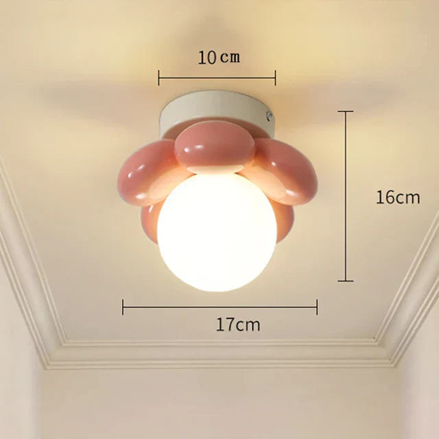 Moderne Blomsterloftlampe | FloraLuxe