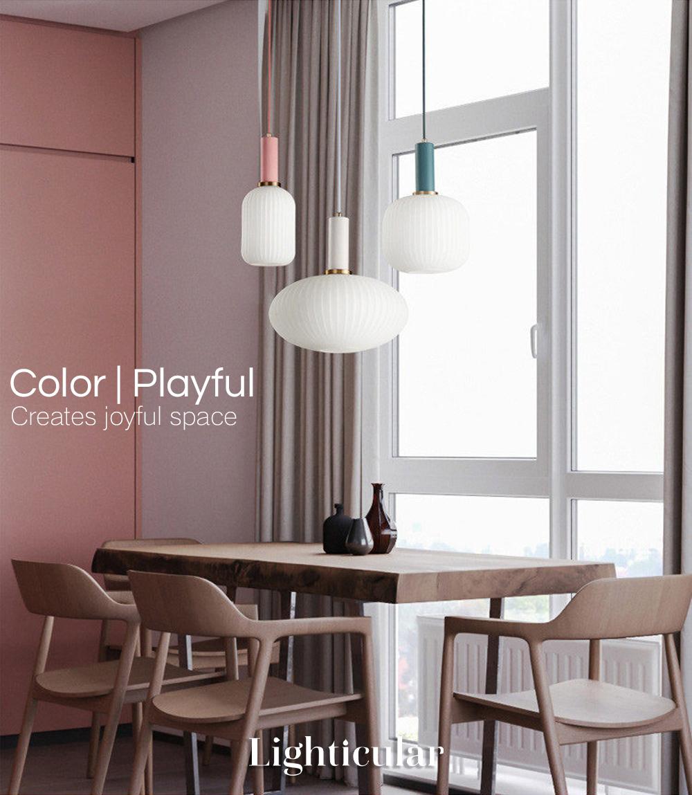 FluteGlow Nordisk Pendel Lampe