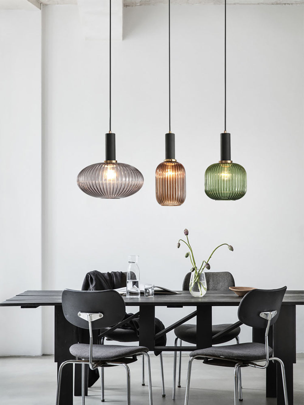 FluteGlow Nordisk Pendel Lampe