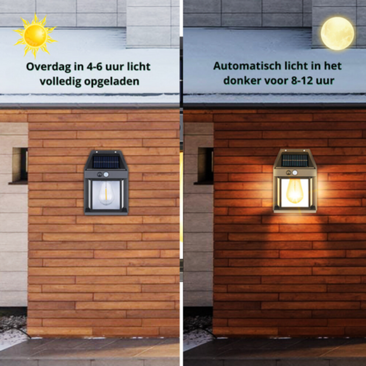 LED Solarlampe til Udendørs Brug med Automatisk Tænd/Sluk-Funktion-5