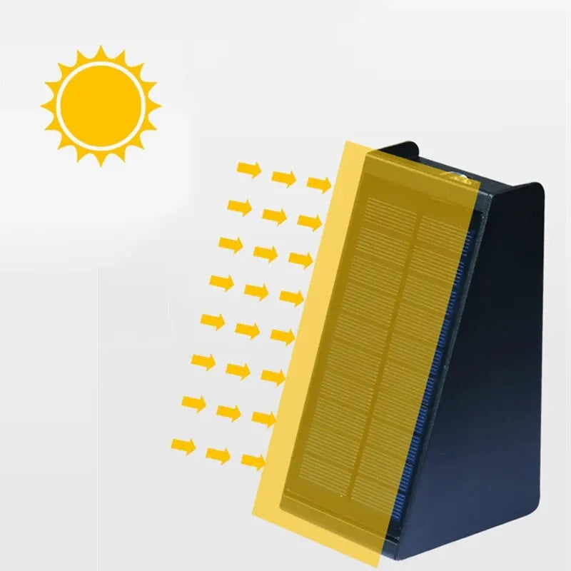 Elegant Solarlampe til Udendørsbrug med Vejrbestandig Design-6