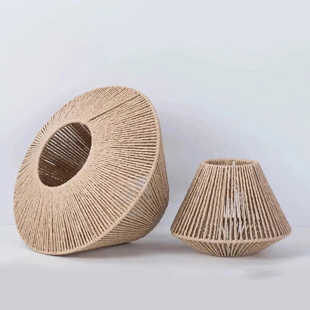 Rustik Rotan Hængelampe | NaturaWeave