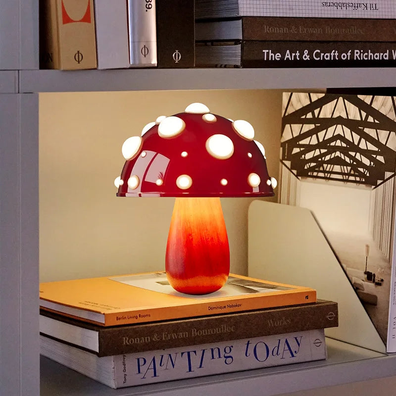 USB Genopladelig LED Svampelampe | MushroomGlow