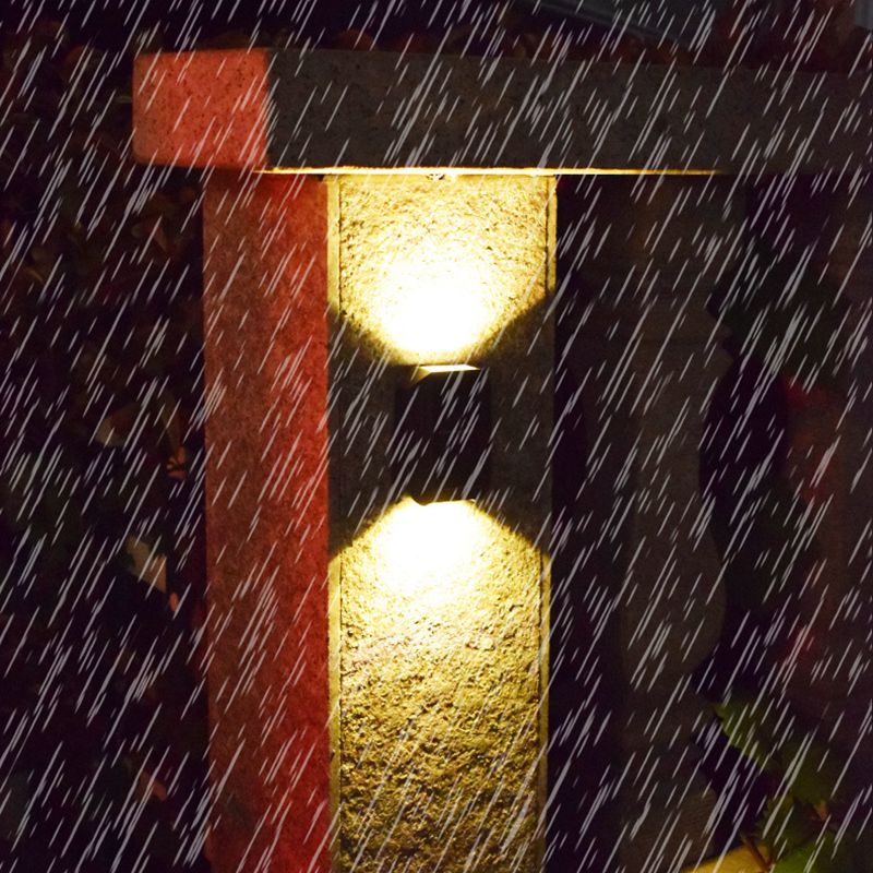 Solcellelampe Udendørs Væglampe | LuxeGlow-4