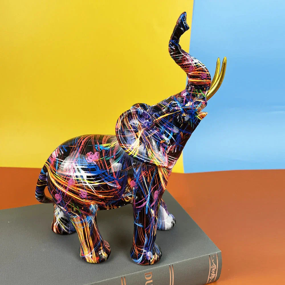Livlig & Unik Elefant Skulptur | BoldElephant