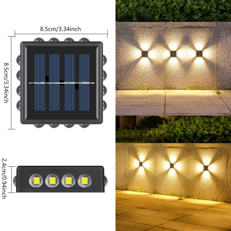 Bæredygtigt Solvæglys til Udendørs Brug | SolarGlow-6