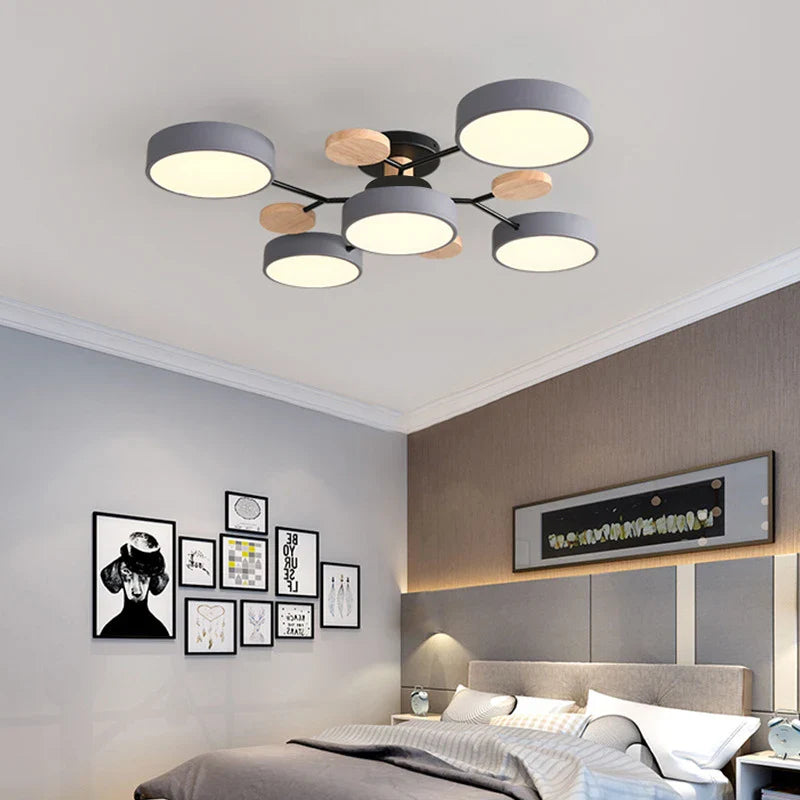 HjemLys – Moderne LED Loftslampe til Stue og Soveværelse