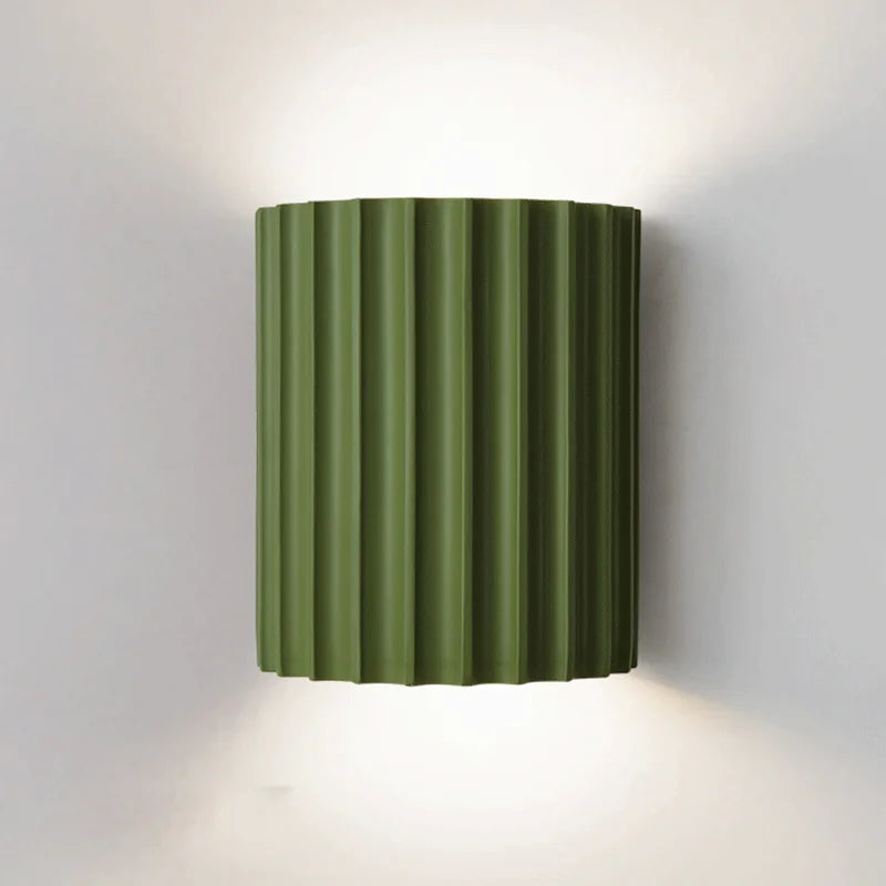 Kunstnerisk LED-Glød & Stilfuld Harpiks Væglampe | ArtGlow