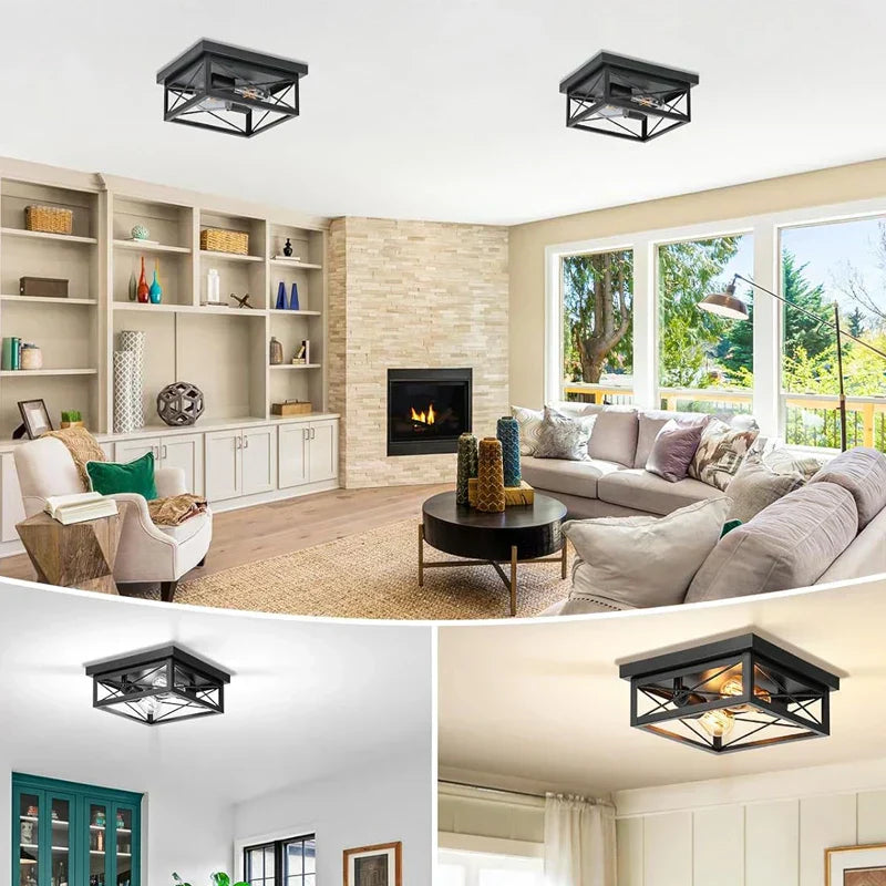Moderne Gitter Loftlampe | GridLight