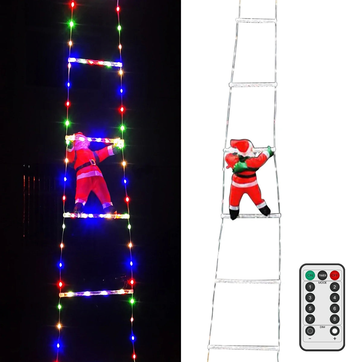 Juleguirlande med Julemand LED | SantaGarland