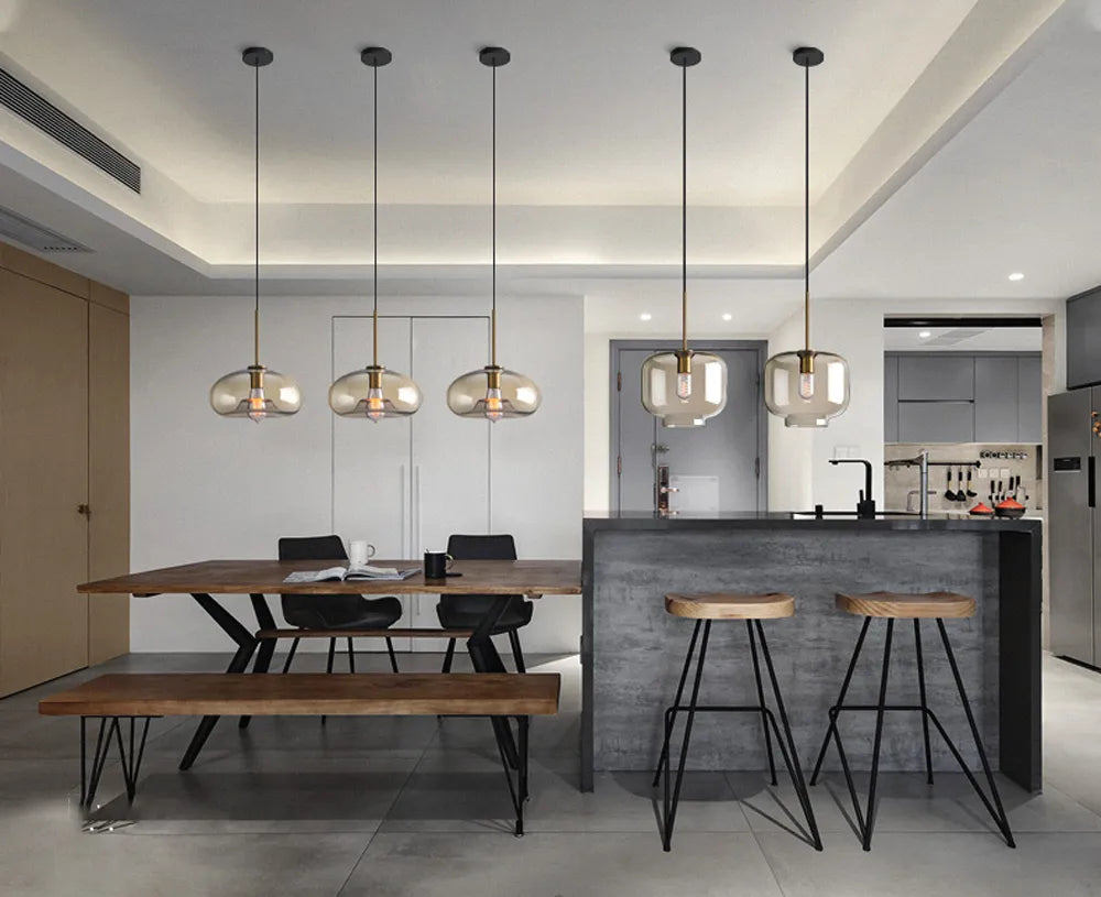NordicGlow Industrial LED Pendel Lampe