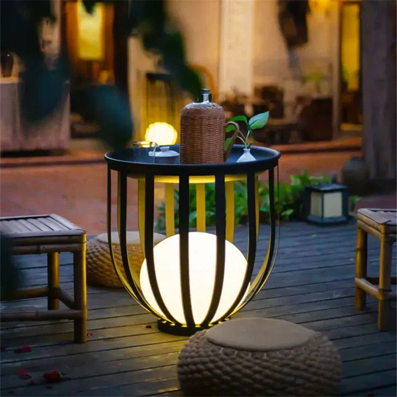 Solarlampe til Udendørsbrug med Sensor | LuxeGlow-3