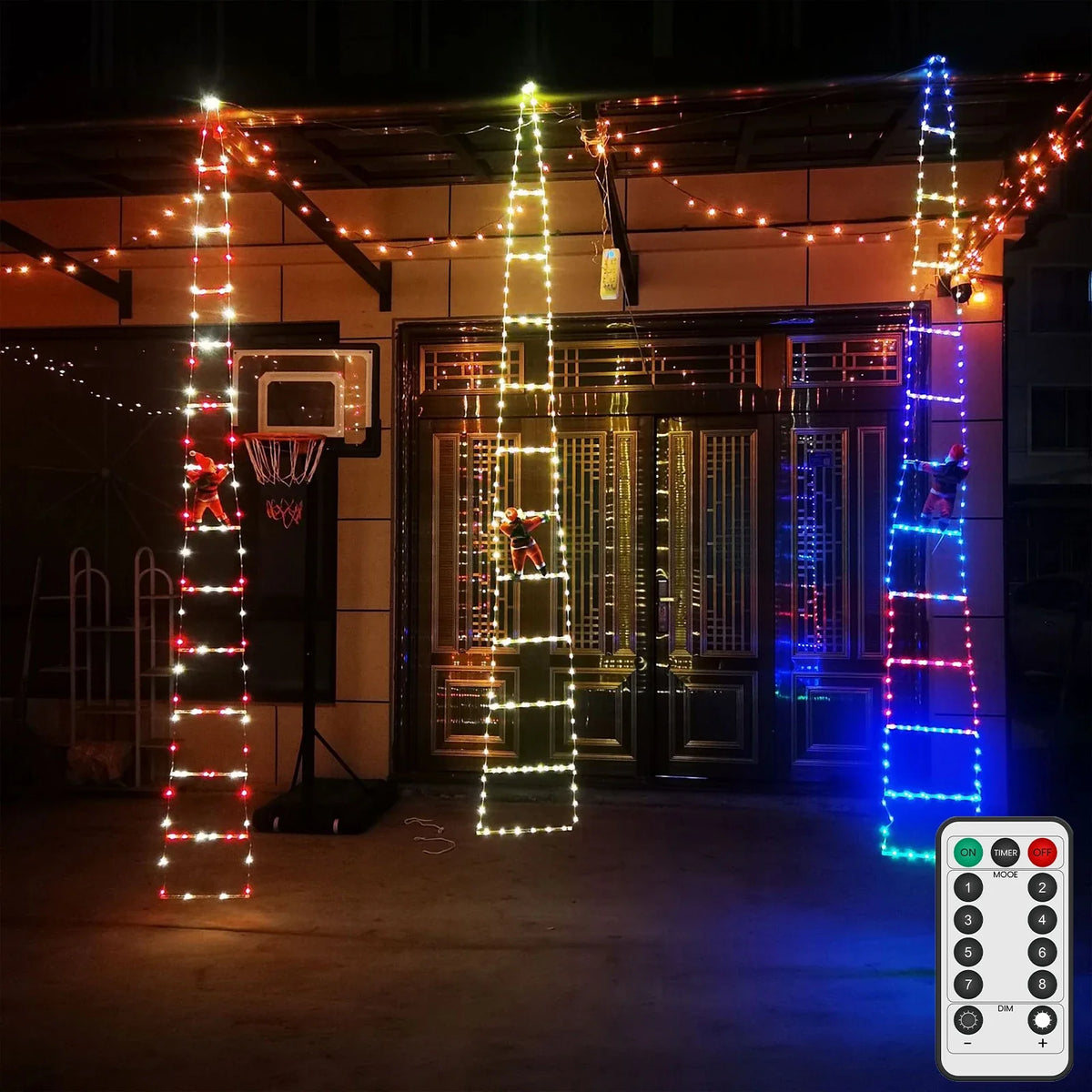 Juleguirlande med Julemand LED | SantaGarland