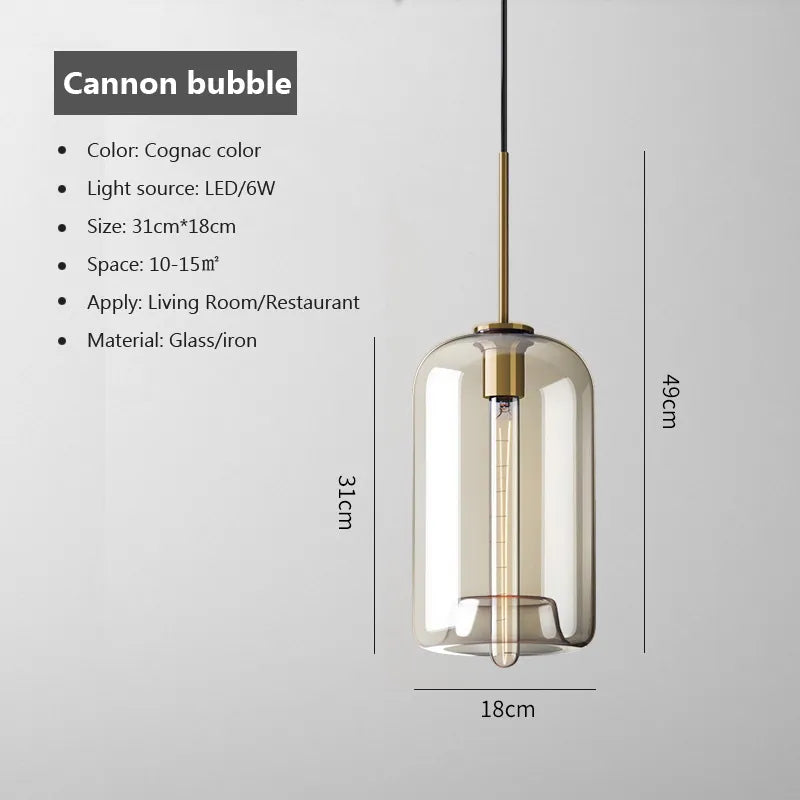 NordicGlow Industrial LED Pendel Lampe