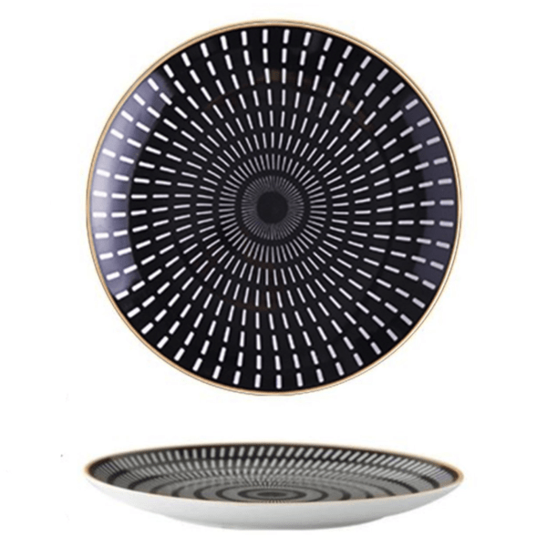 Euclid Tallerkenkollektion – Elegant og Tidssløst Design | GildedPlates