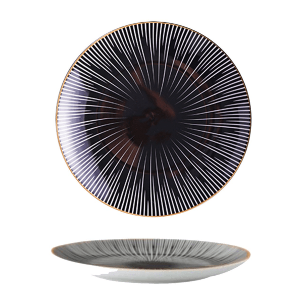 Euclid Tallerkenkollektion – Elegant og Tidssløst Design | GildedPlates