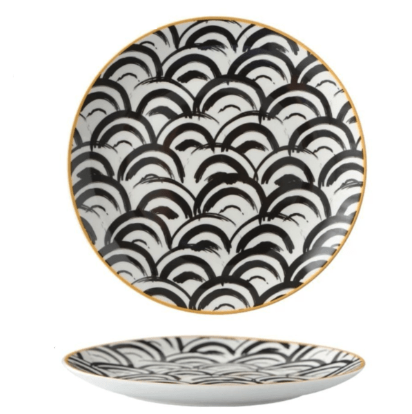 Euclid Tallerkenkollektion – Elegant og Tidssløst Design | GildedPlates