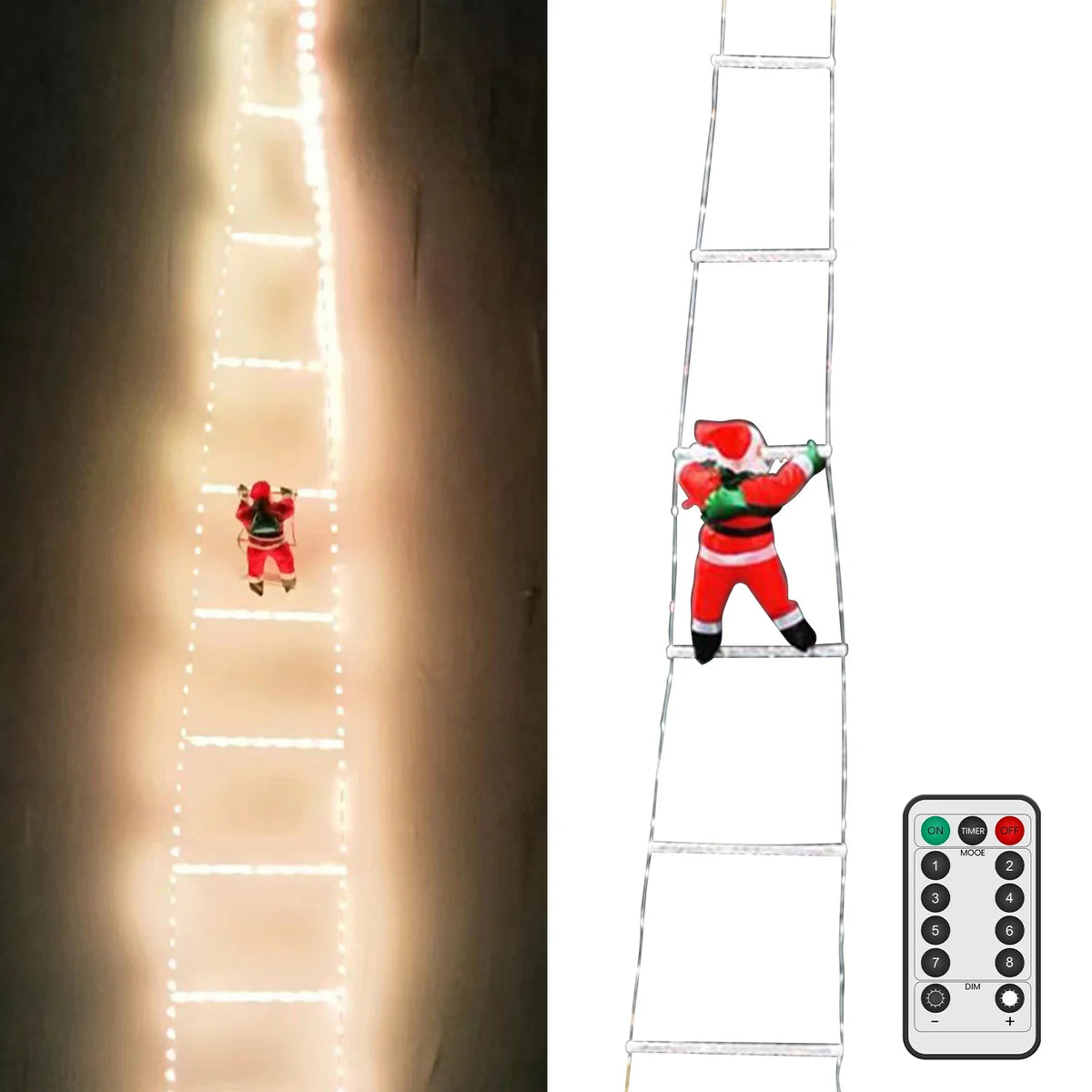 Juleguirlande med Julemand LED | SantaGarland