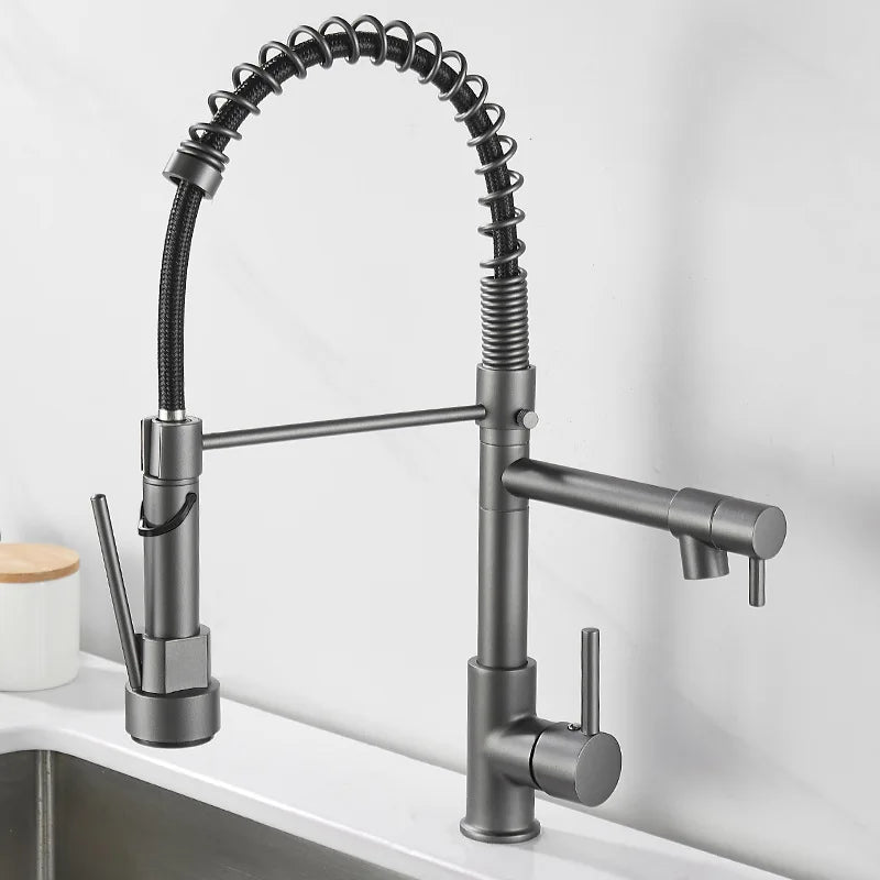 Luksuriøs Køkkenhane med Dobbelt Tud | DualFlow Luxe