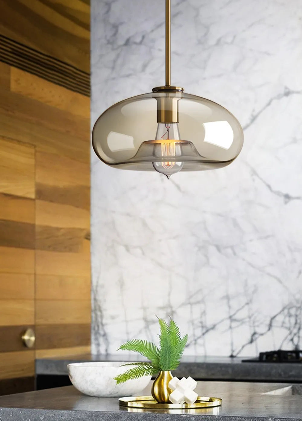 NordicGlow Industrial LED Pendel Lampe