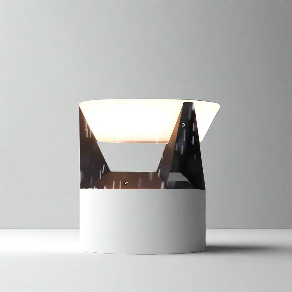 Moderne LED Solarlampe i Vejrbestandig Plast til Haven-1