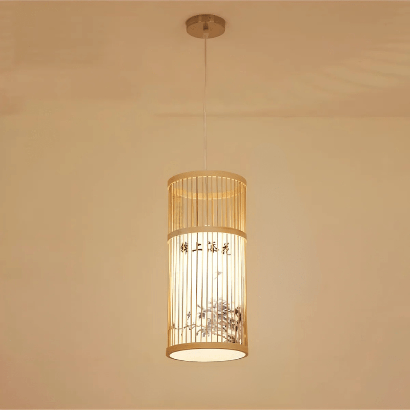 Japansk Design Kroonluchter i Bambus