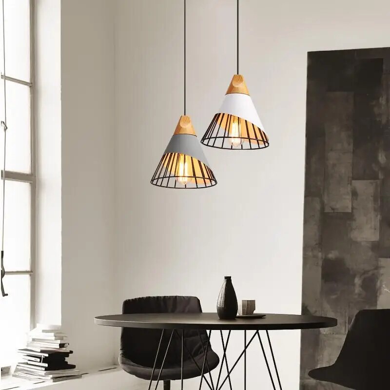 Moderne Træ og Metal Hængelampe | UrbanWood