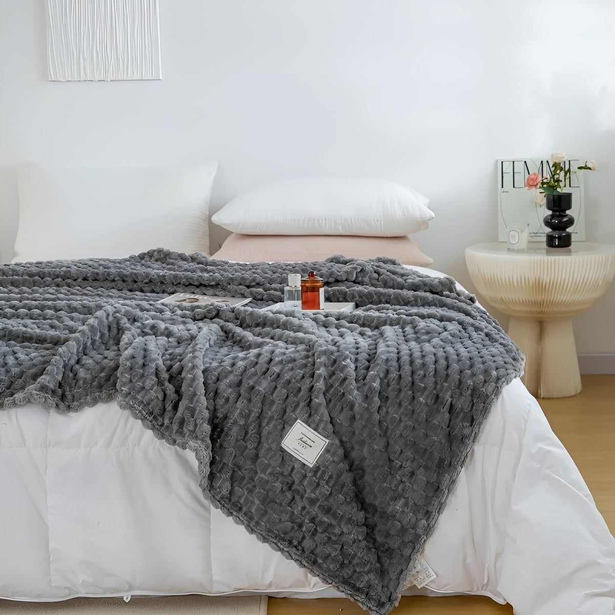Blød Tæppe – Super Hyggelig | Perfekt til Sofa & Seng | CozyBlanket