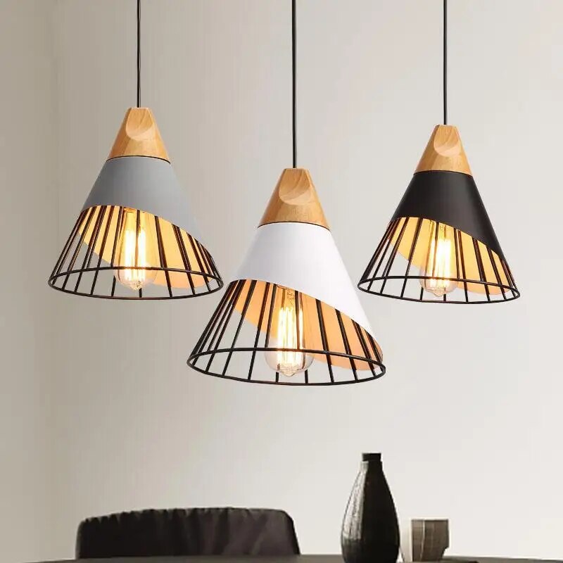 Moderne Træ og Metal Hængelampe | UrbanWood